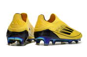 F50 ELITE LACELESS GELB SCHWARZ GOLD