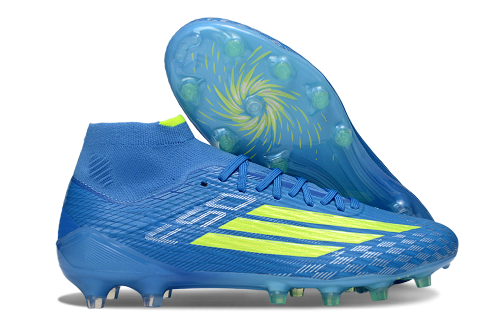F50 FT ICE PRECISION BLAU GELB HOCH SCHNÜRSENKEL