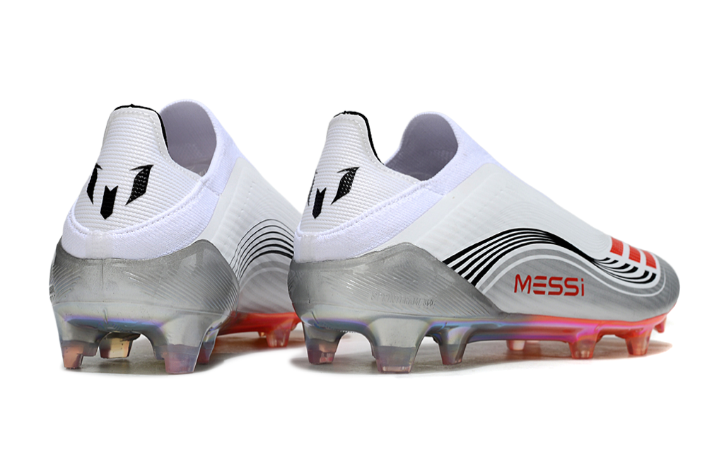 F50 ELITE PRO LACELESS X MESSI WEISS SCHWARZ ROT