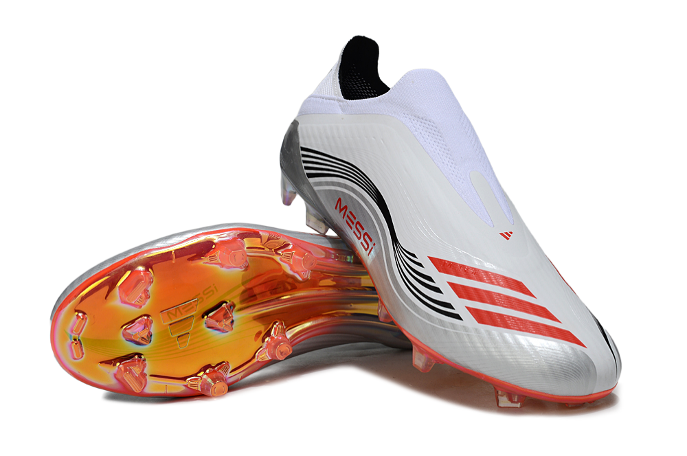F50 ELITE PRO LACELESS X MESSI WEISS SCHWARZ ROT