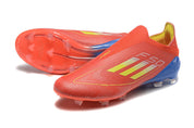 F50 ELITE LACELESS ROT GELB BLAU