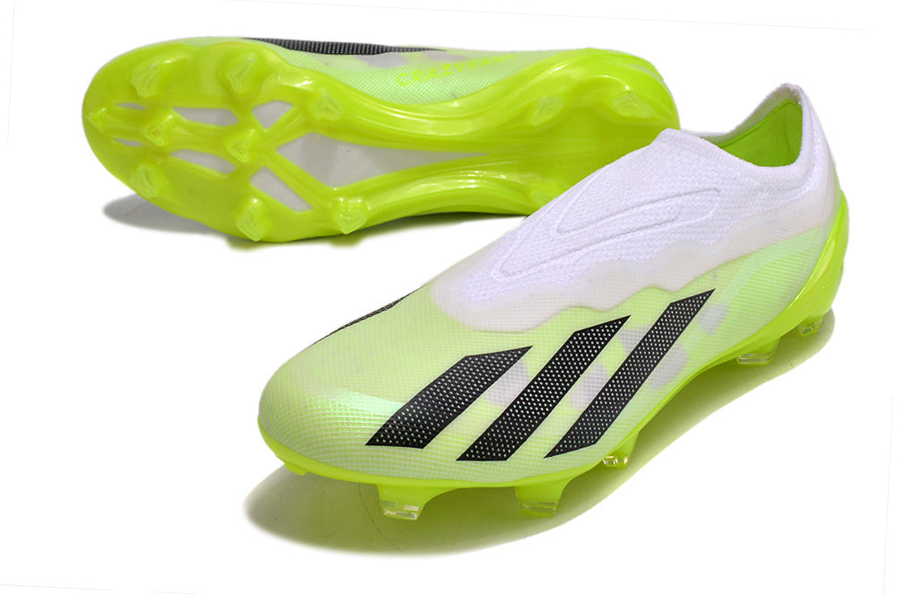 CRAZYFAST X1 WEISS FLUORESZIEREND GELB LACELESS